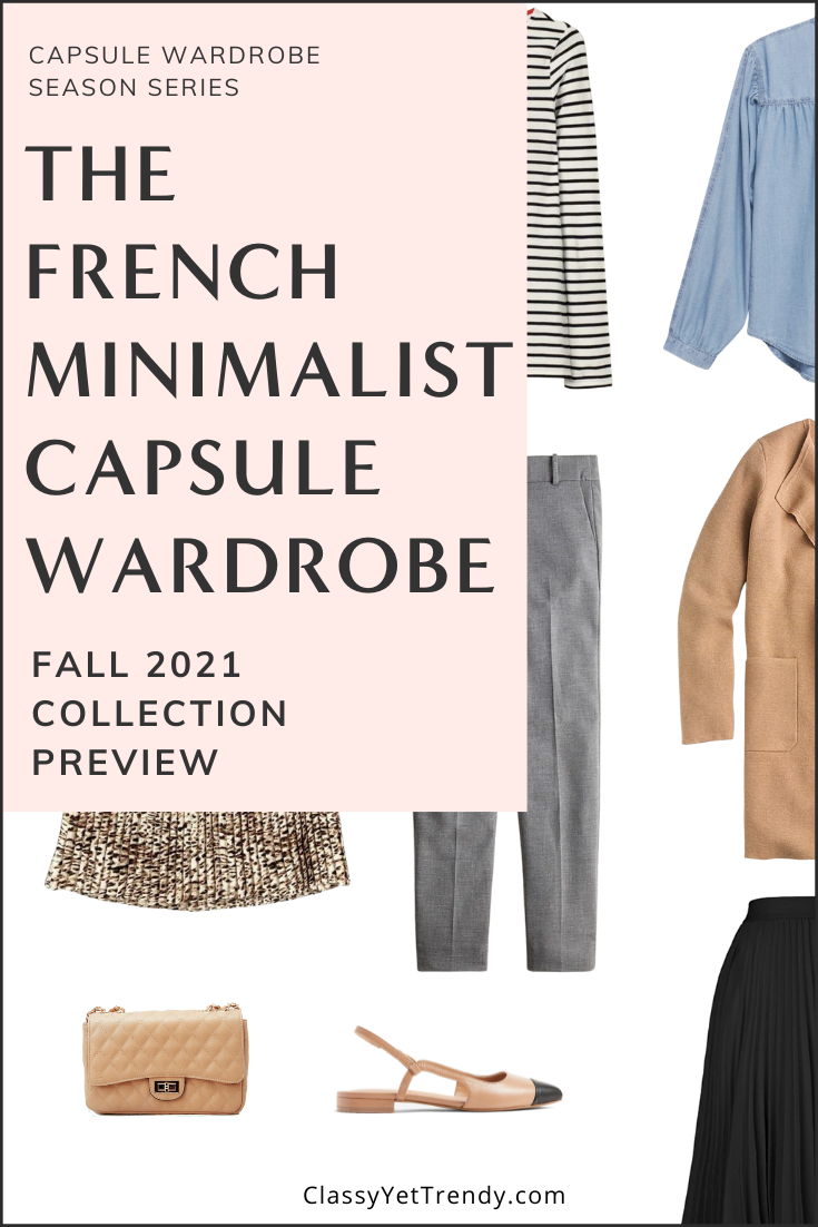 The French Minimalist Fall 2021 Capsule Wardrobe Sneak Peek + 10 Outfits