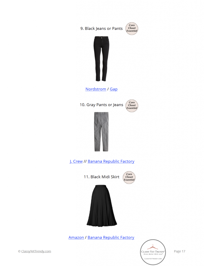 The French Minimalist Capsule Wardrobe: Fall 2021 Collection - DO NOT ...