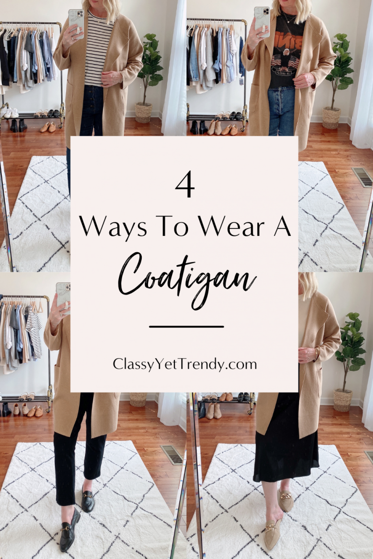 4 Ways To Wear A Coatigan