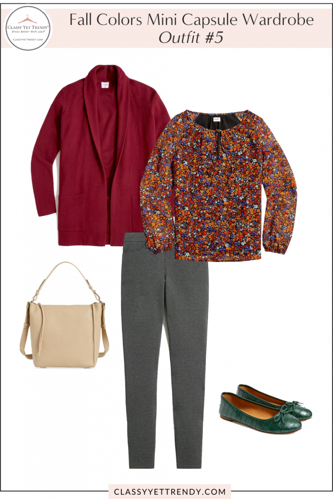 Fall Colors Mini Capsule Wardrobe - Outfit 5