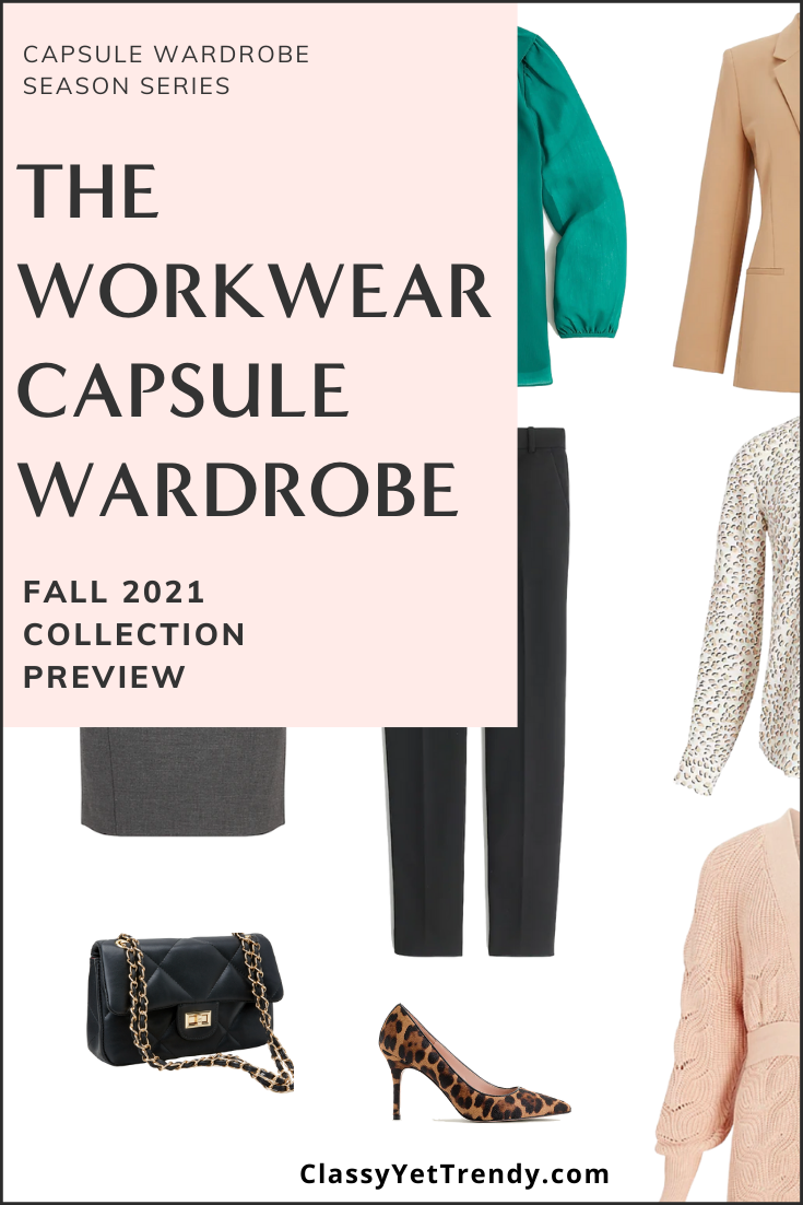 The Workwear Fall 2021 Capsule Wardrobe Sneak Peek + 10 Outfits