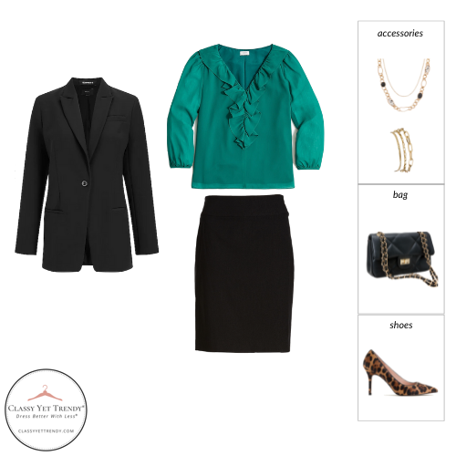 Workwear Capsule Wardrobe Fall 2021 outfit 38