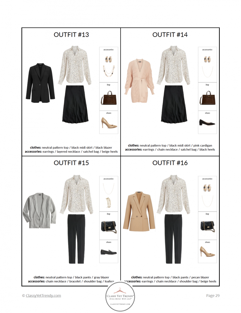 The Workwear Capsule Wardrobe: Fall 2021 Collection - DO NOT USE ...