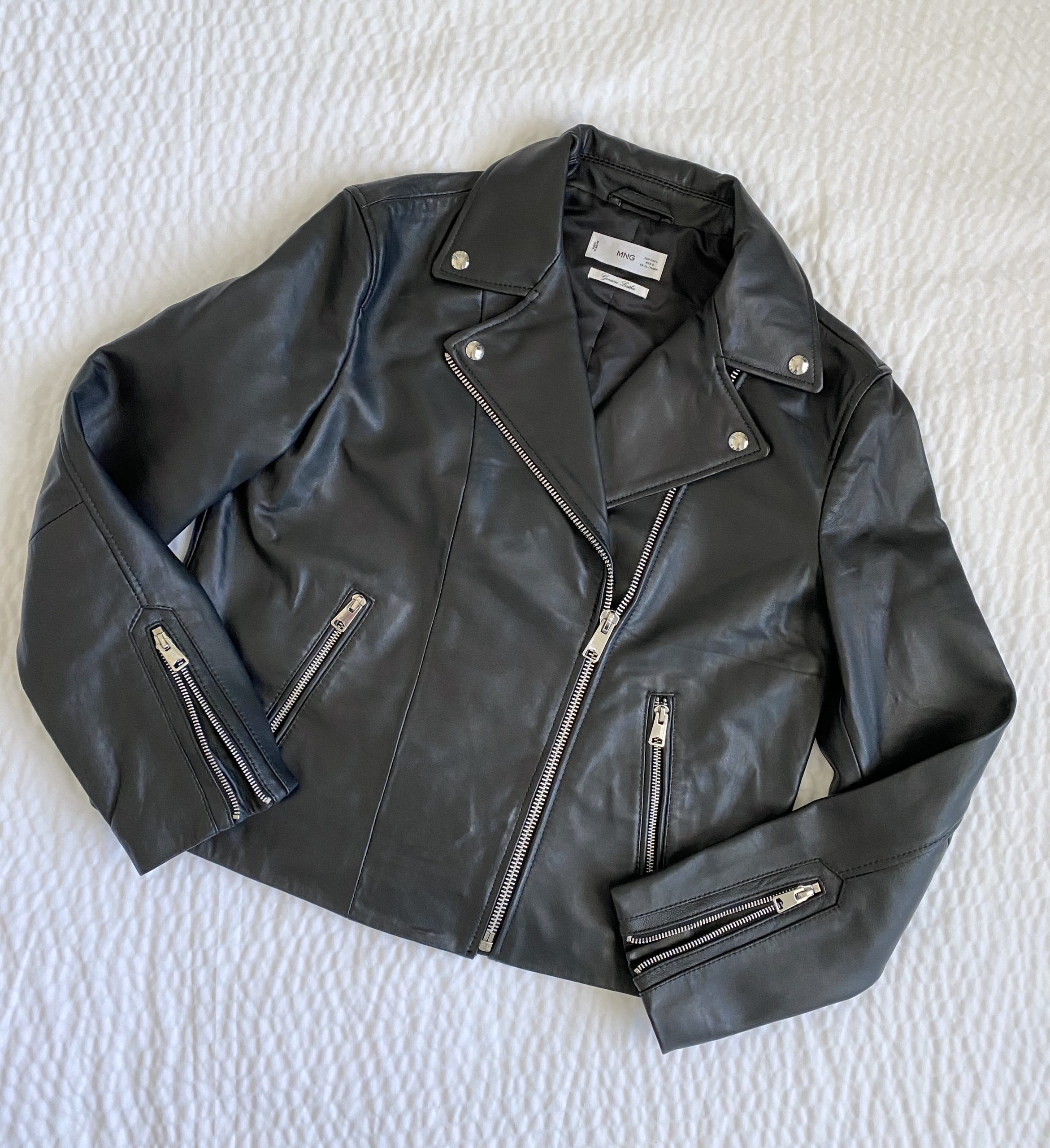 Try-On Review - Mango Leather Jacket - Classy Yet Trendy