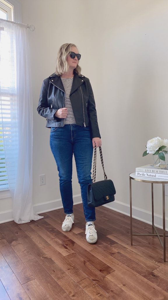 Mango Leather Jacket Review Oct 2021 - outfit 2
