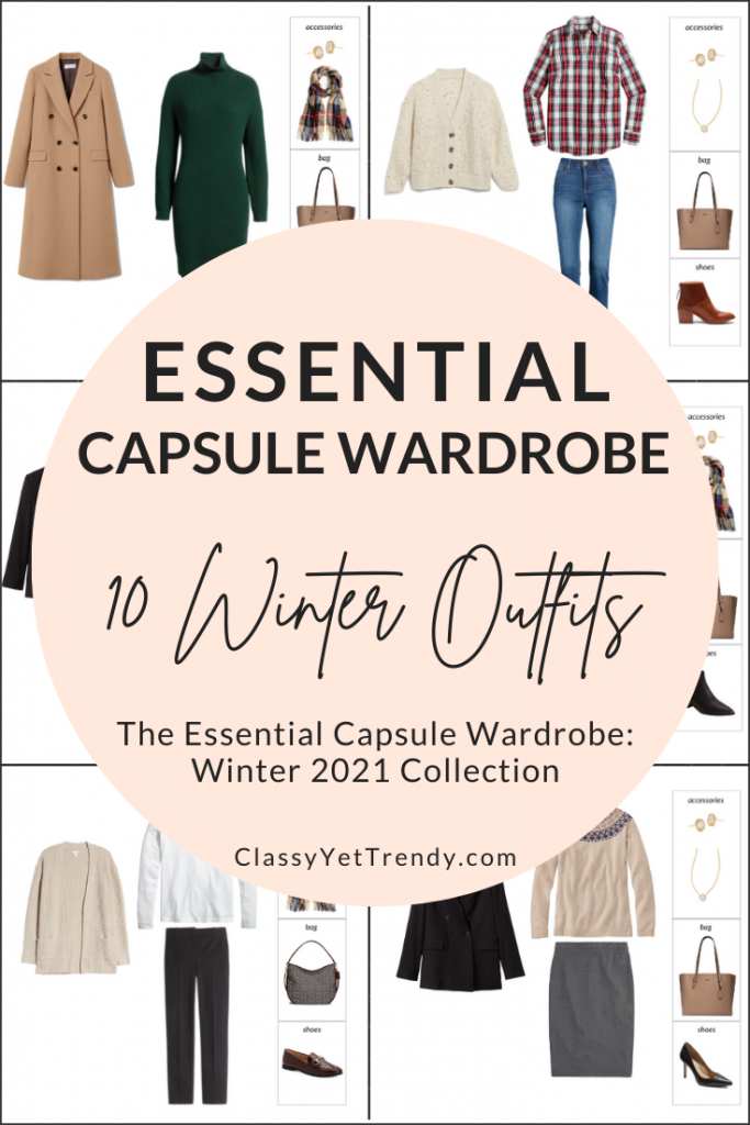 Essential Winter 2021 Capsule Wardrobe Sneak Peek - 10 Outfits