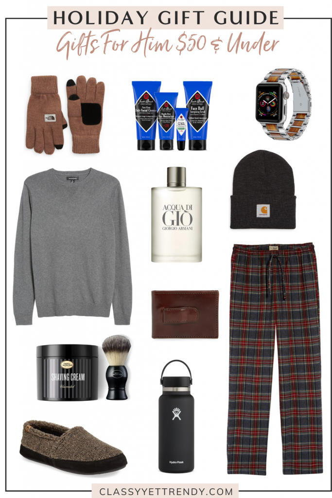 HOLIDAY GIFT GUIDE 2021-GIFTS FOR HIM $50 AND UNDER
