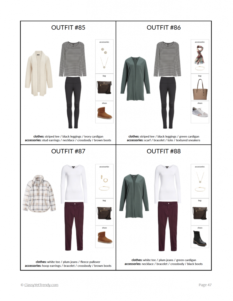 Stay At Home Mom Capsule Wardrobe Winter 2021 - pg 47