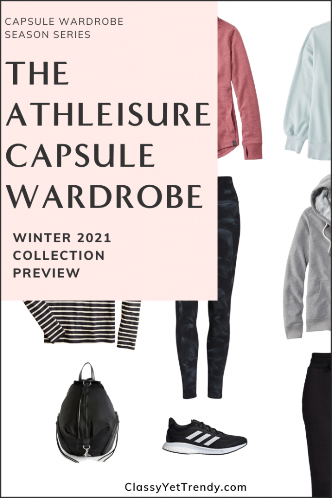 Athleisure Capsule Wardrobe Winter 2021 Sneak Peek Pin
