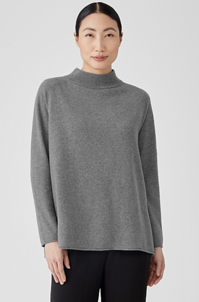 EILEEN FISHER CASHMERE BOX TOP