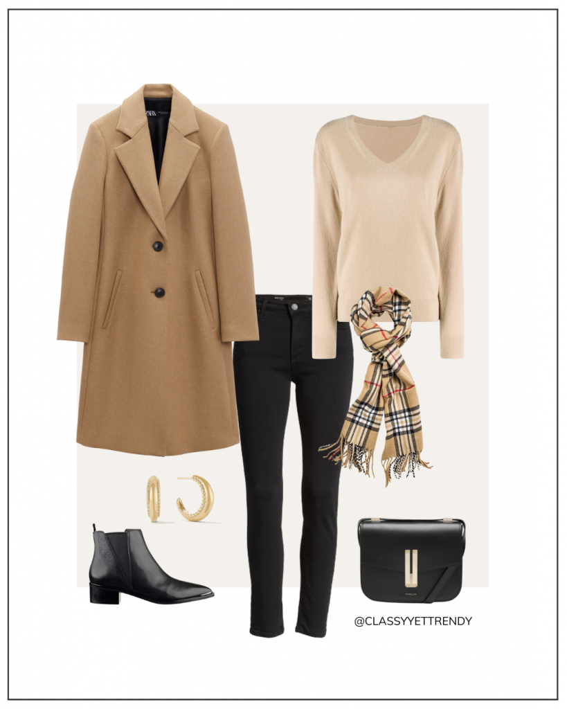 MY WINTER 2021 NEUTRAL CAPSULE WARDROBE WEEK OF OUTFITS - DEC 1 - OUTFIT 1