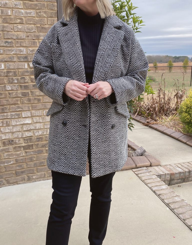 How To Style A Herringbone Coat With Nordstrom - Classy Yet Trendy