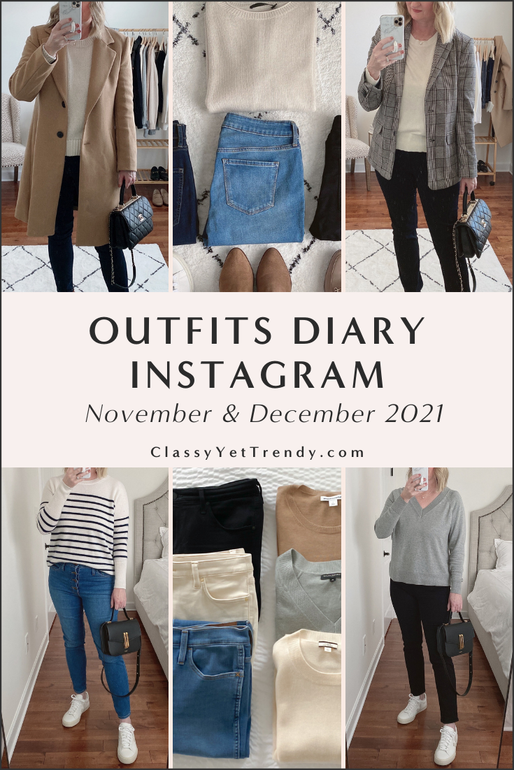 Outfits Diary Instagram November December 2021