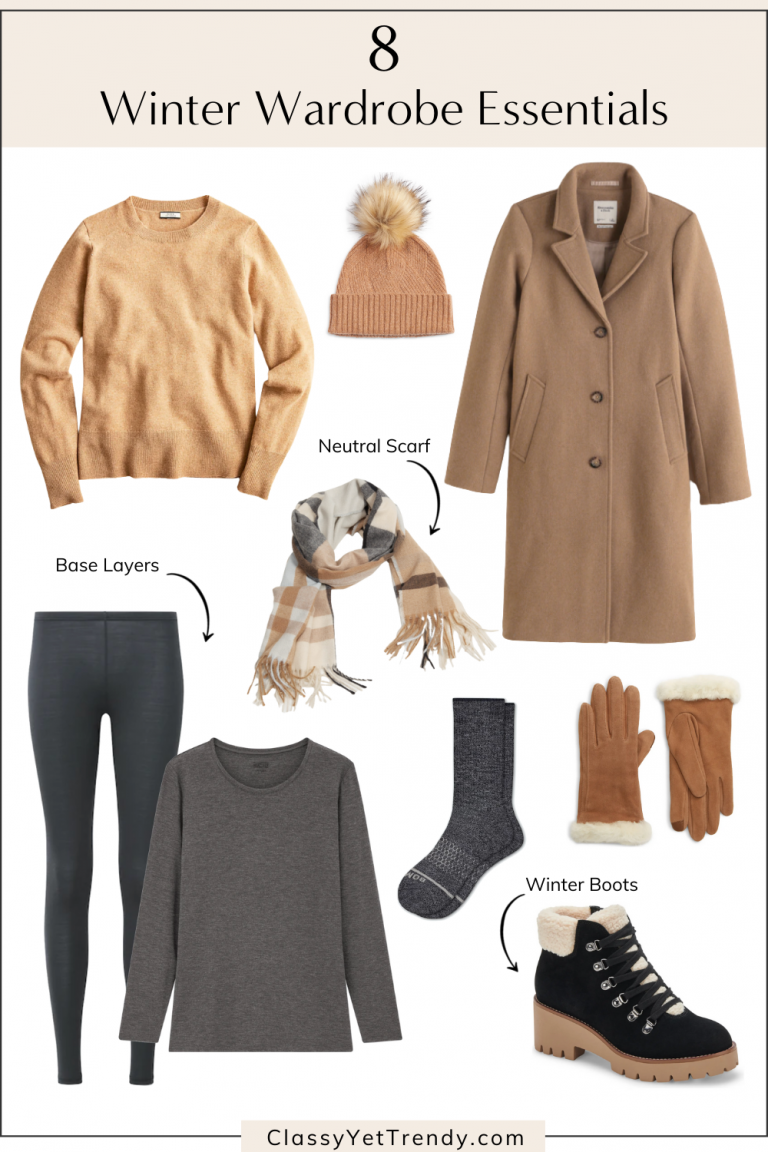 8 Winter Wardrobe Essentials To Keep You Warm