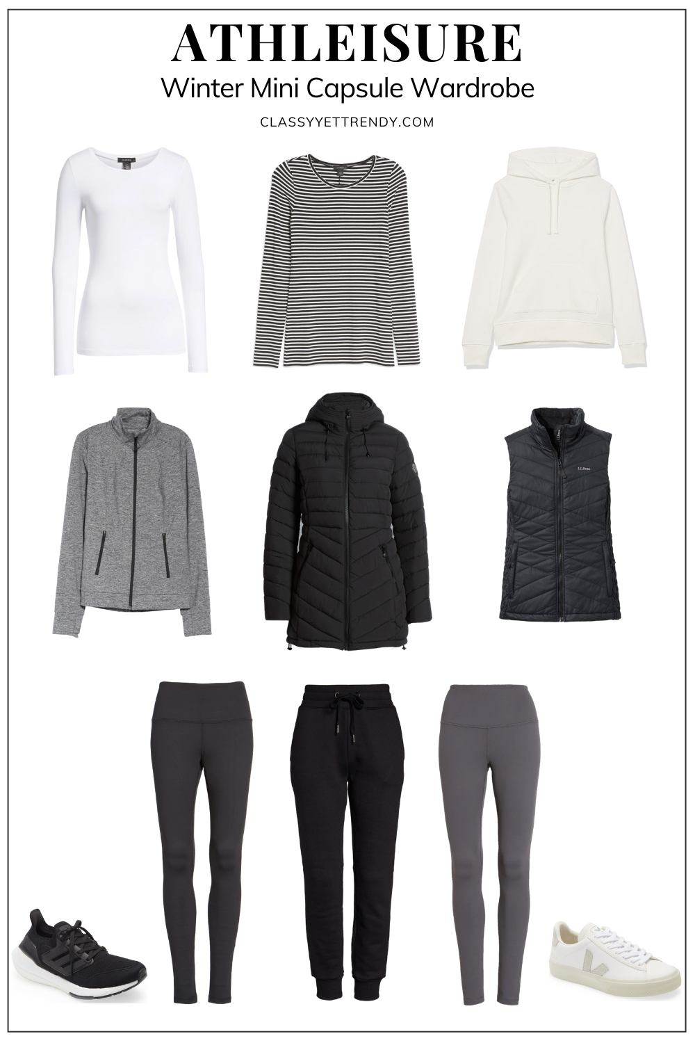 Athleisure Winter Outfit Ideas