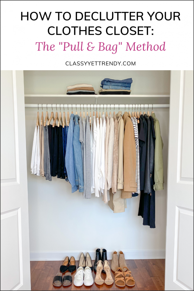 How to Declutter Your Clothes Closet: The 