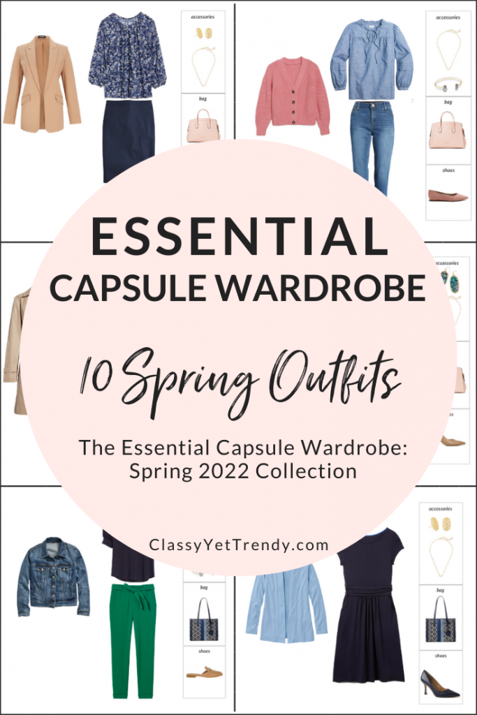 Essential Spring 2022 Capsule Wardrobe Sneak Peek - 10 Outfits