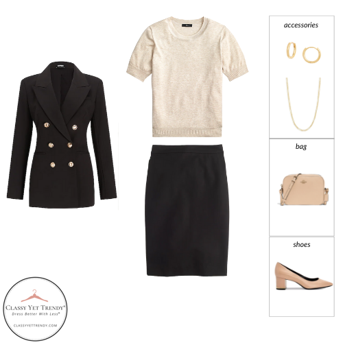 French Minimalist Capsule Wardrobe Spring 2022 - outfit 33
