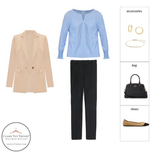 French Minimalist Capsule Wardrobe Spring 2022 - outfit 8