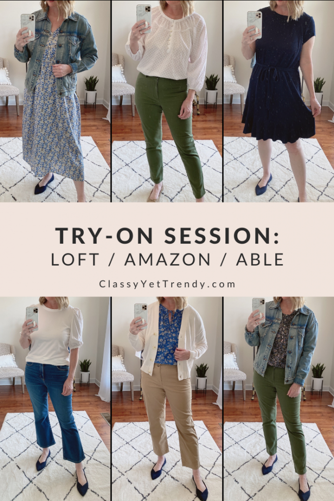 Try-On Session Review Loft Amazon ABLE February 11 2022