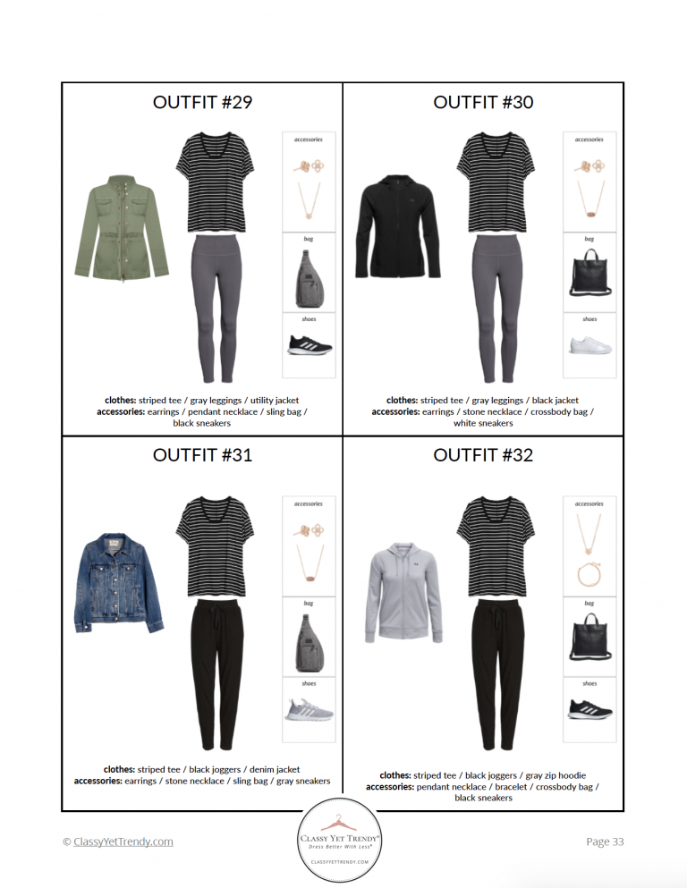The Athleisure Capsule Wardrobe - Spring 2022 Collection - Classy Yet ...