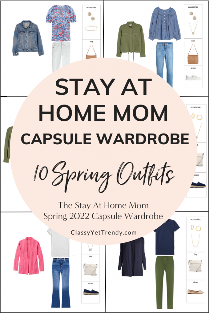 Stay At Home Mom Capsule Wardrobe Spring 2022 Preview - 10 Outfits