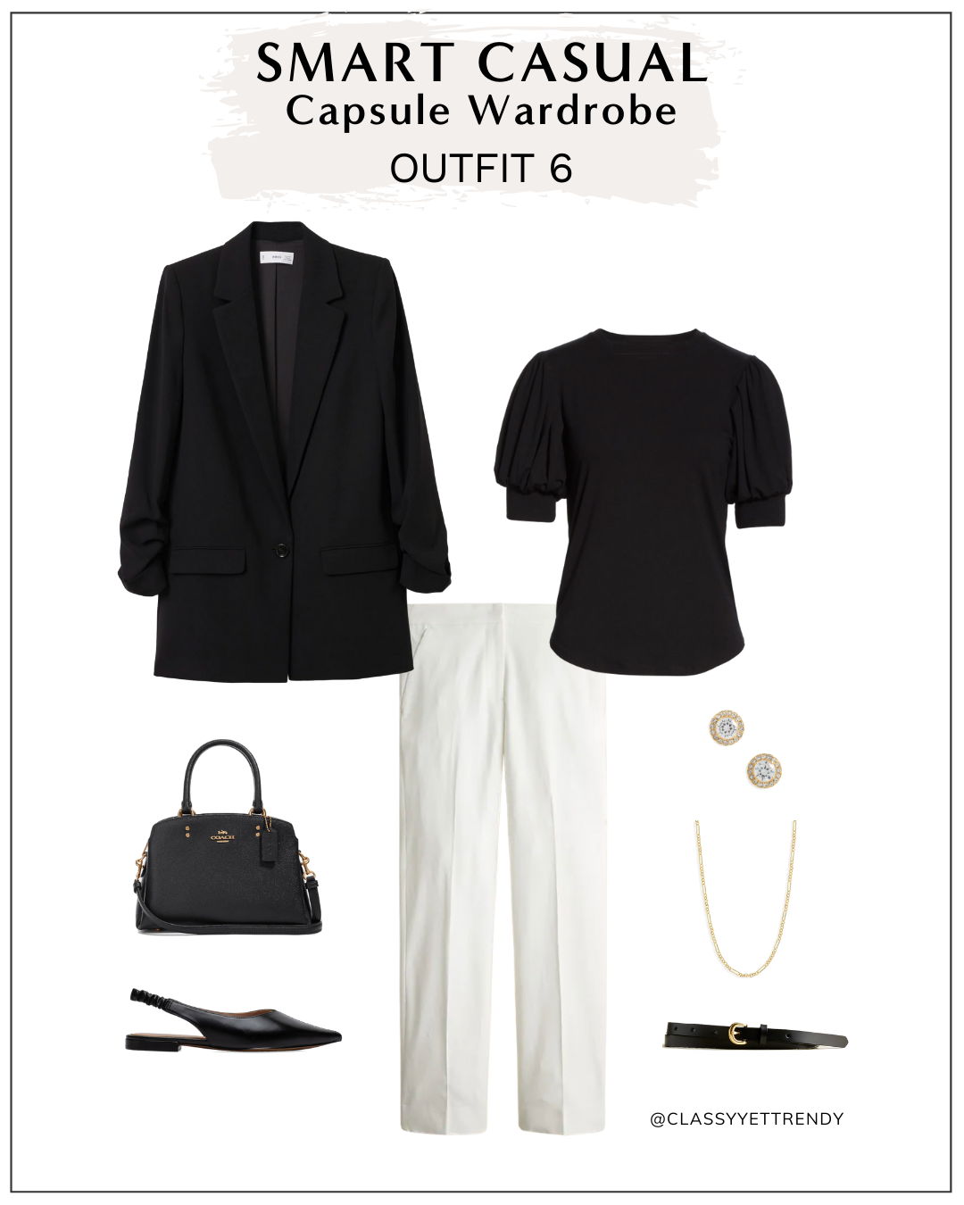 Smart Casual Work Capsule + 20 Outfit Ideas - LIFE WITH JAZZ