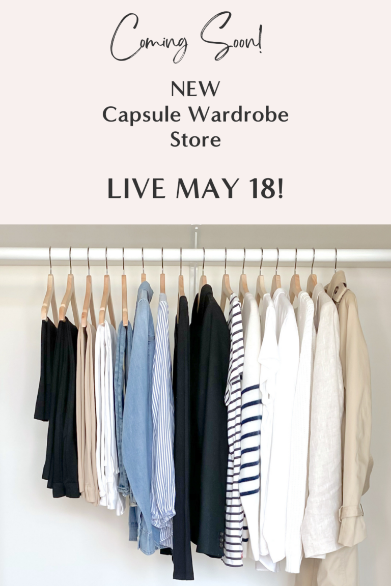 Coming Soon!  The NEW Capsule Wardrobe Shopify Store & Summer 2022 Capsule Wardrobe eBooks
