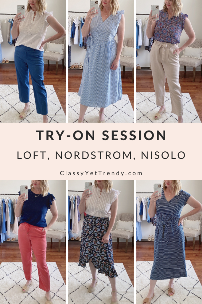 Try-On Session Reviews May 2022 - Loft Nordstrom Nisolo