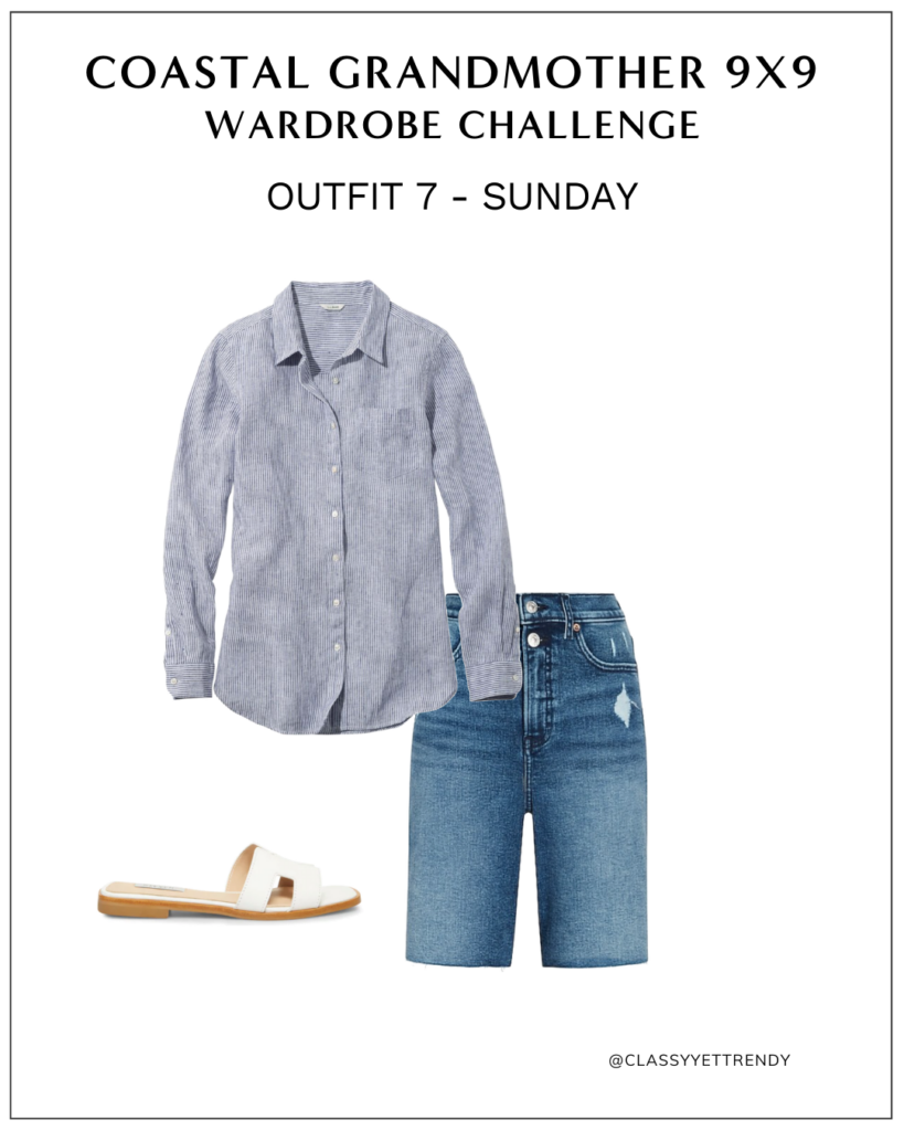 CLASSY YET TRENDY COASTAL GRANDMOTHER 9X9 CHALLENGE JUNE 2022 - OUTFIT 7