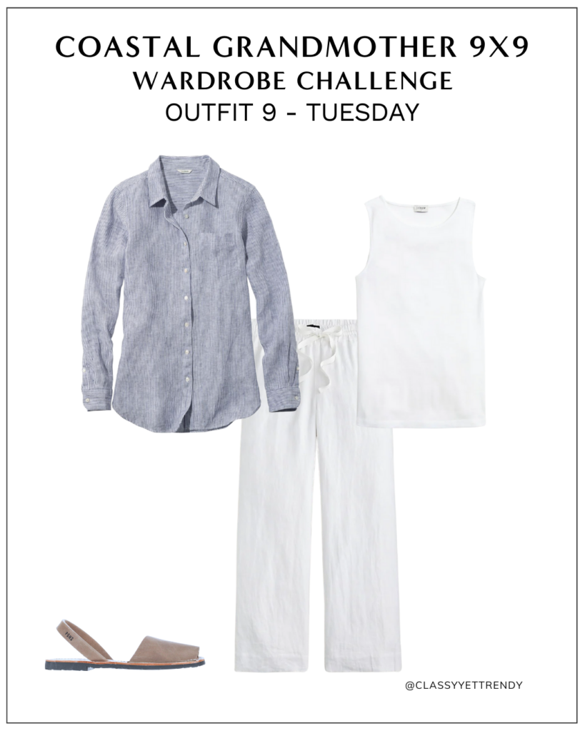 CLASSY YET TRENDY COASTAL GRANDMOTHER 9X9 CHALLENGE JUNE 2022 - OUTFIT 9