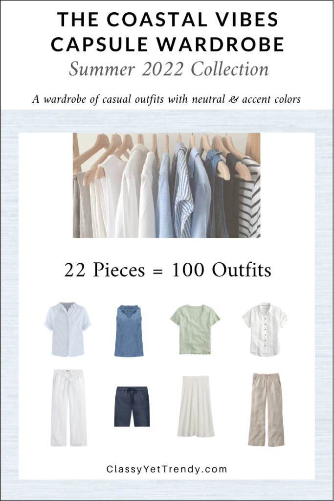 Coastal Vibes Capsule Wardrobe Summer 2022 cover