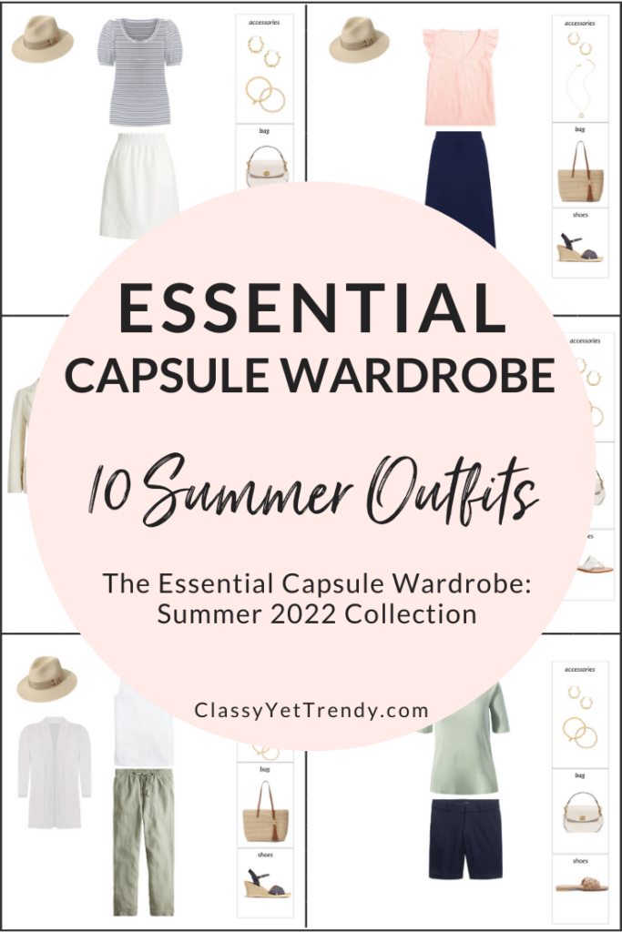 Essential Summer 2022 Capsule Wardrobe Sneak Peek - 10 Outfits