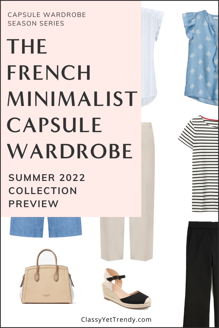 Sneak Peek of The French Minimalist Summer 2022 Capsule Wardrobe + 10 Outfits