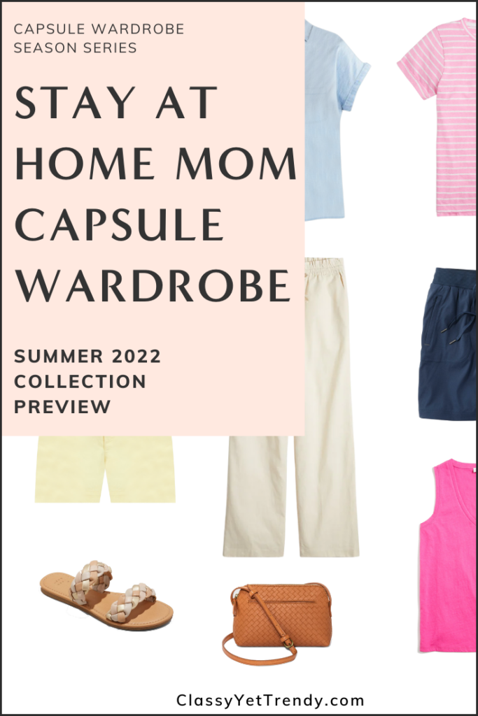 Stay At Home Mom Capsule Wardrobe Summer 2022 Pin