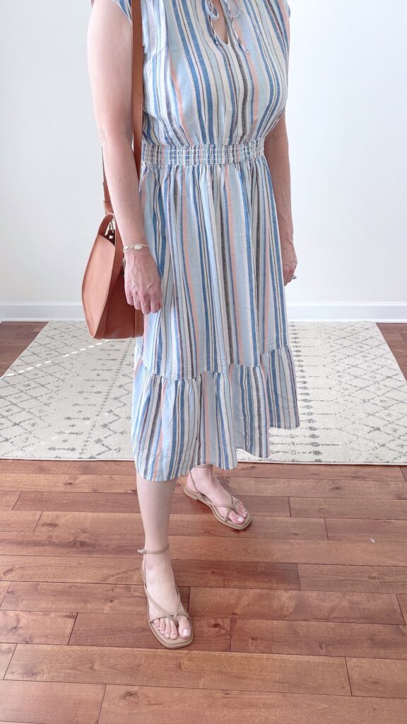 TWO WAYS TO WEAR A LINEN DRESS - OUTFIT 2 SHOES