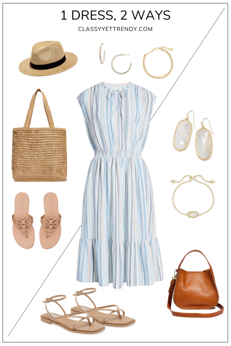 Two Ways To Wear A Linen Dress In The Summer