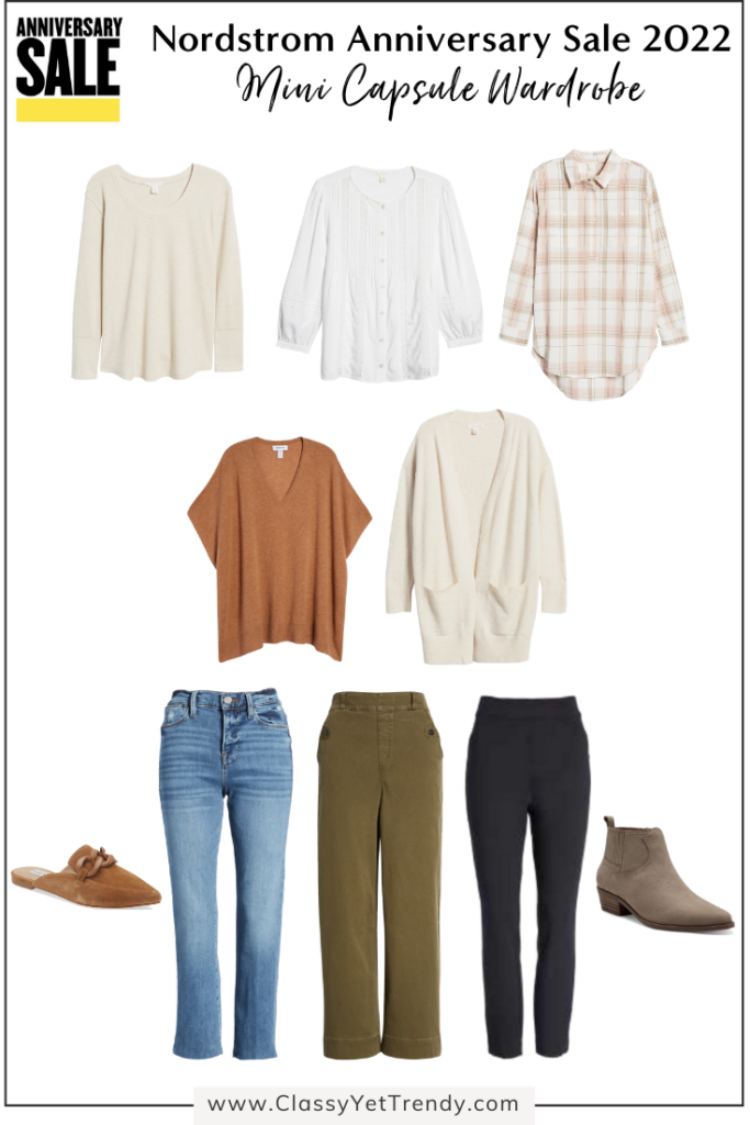 Nordstrom Anniversary Sale 2022 Capsule Wardrobe - clothes and shoes