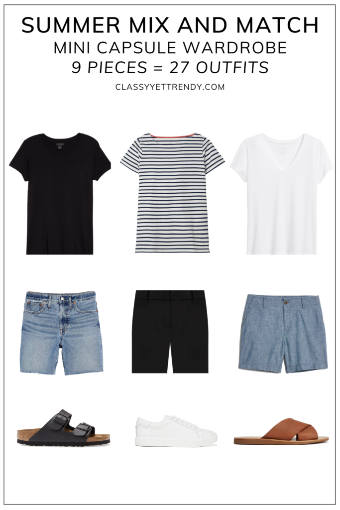 SUMMER OUTFIT MIX AND MATCH JULY 2022 - 9 PIECES