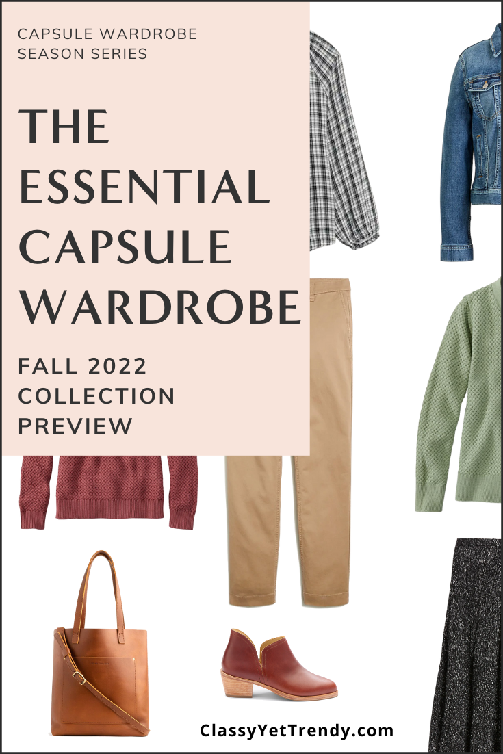 Sneak Peek of the Essential Fall 2022 Capsule Wardrobe + 10