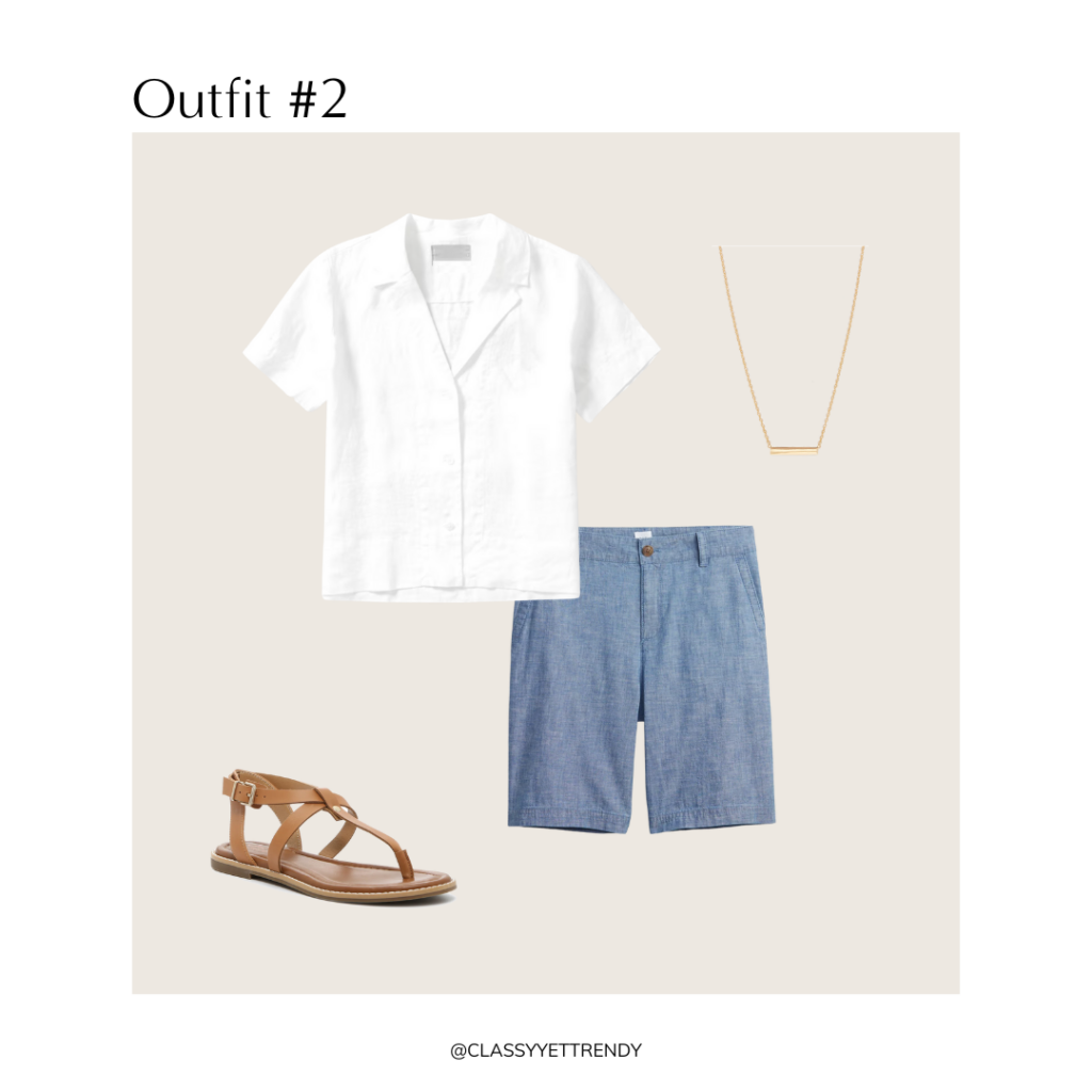 Linen Camp Shirt Outfits - outfit 2
