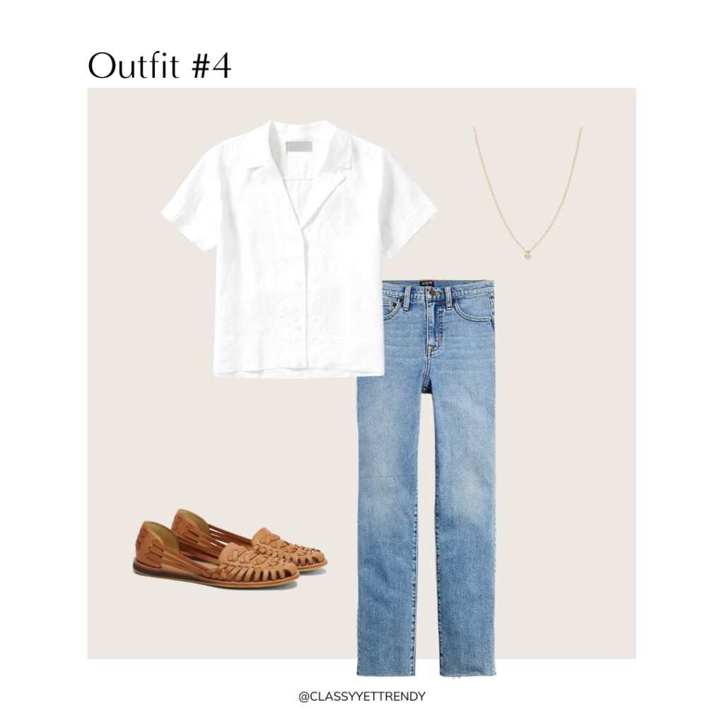 Linen Camp Shirt Outfits - outfit 4