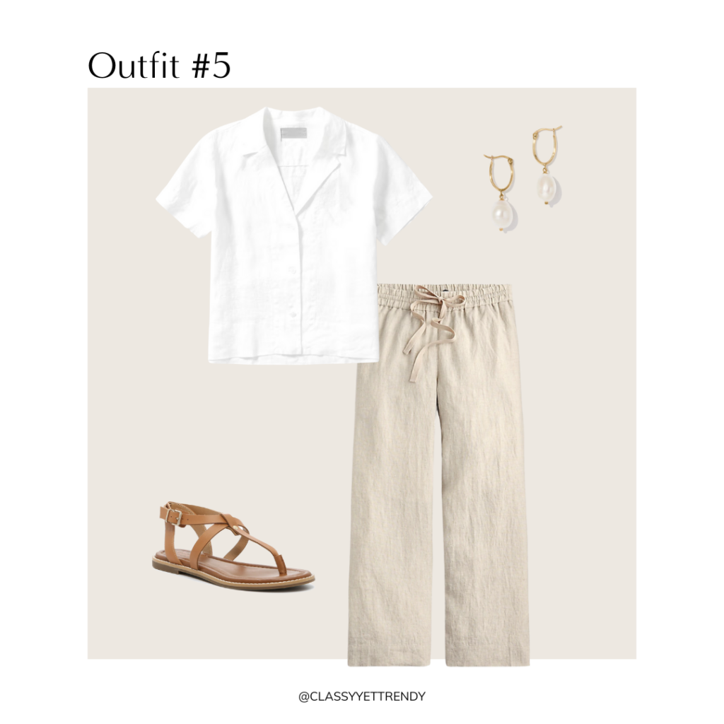 Linen Camp Shirt Outfits - outfit 5