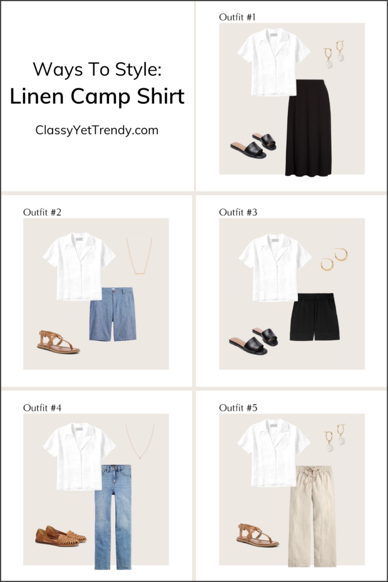 5 Ways To Style A Linen Camp Shirt