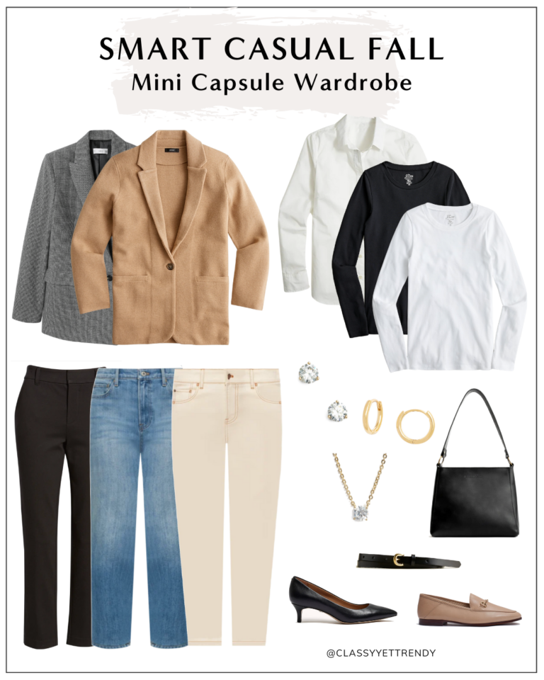 How to Create A Smart-Casual Capsule Wardrobe For The Fall Season: 10 ...