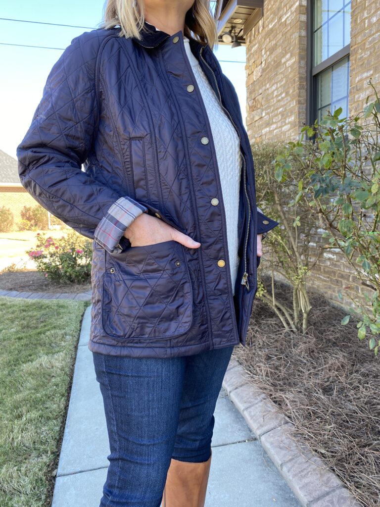 NORDSTROM OCT 2022 BARBOUR BEADNELL QUILTED JACKET REVIEW 5