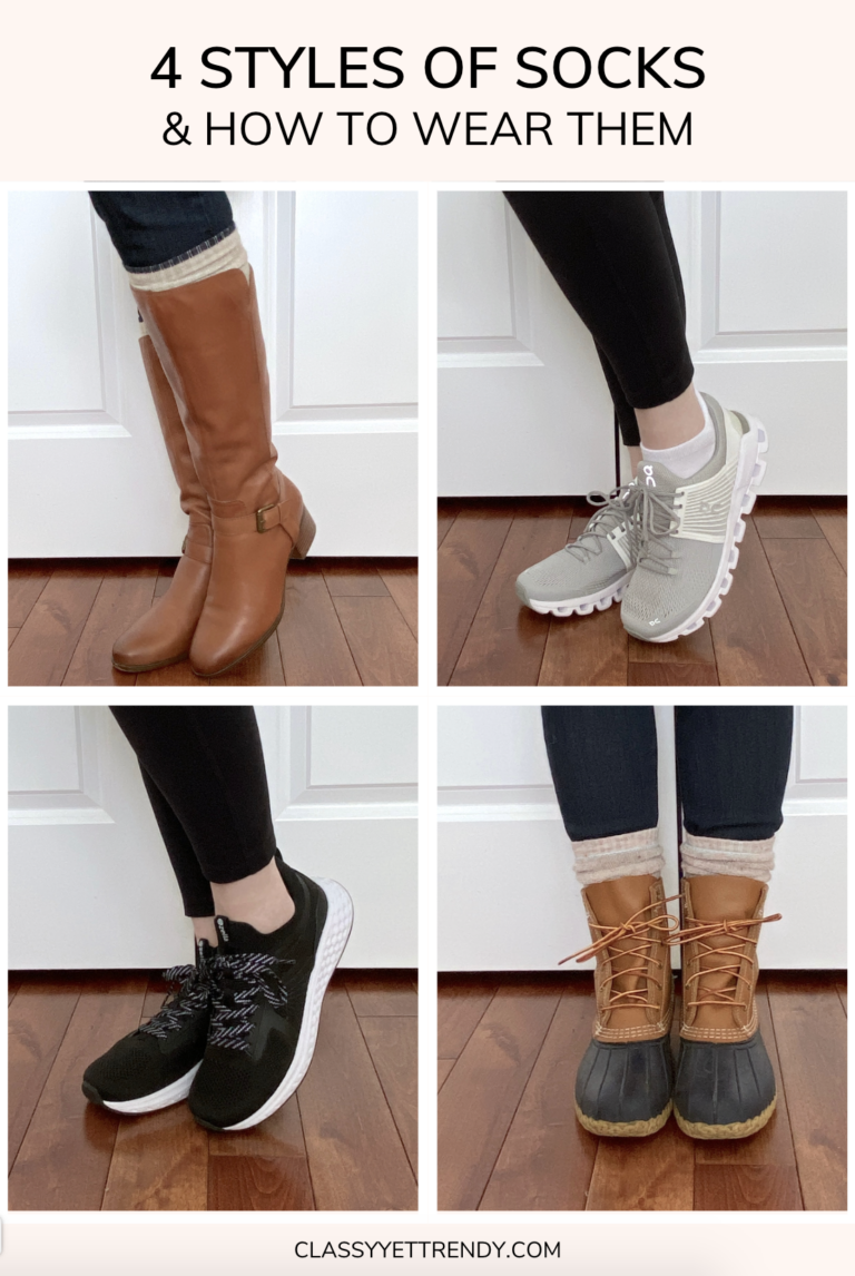4 Styles Of Socks and How To Wear Them