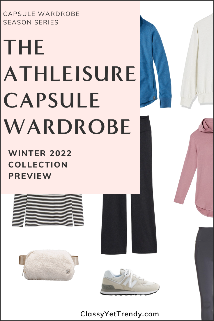 Athleisure Capsule Wardrobe Winter 2022 Sneak Peek Pin