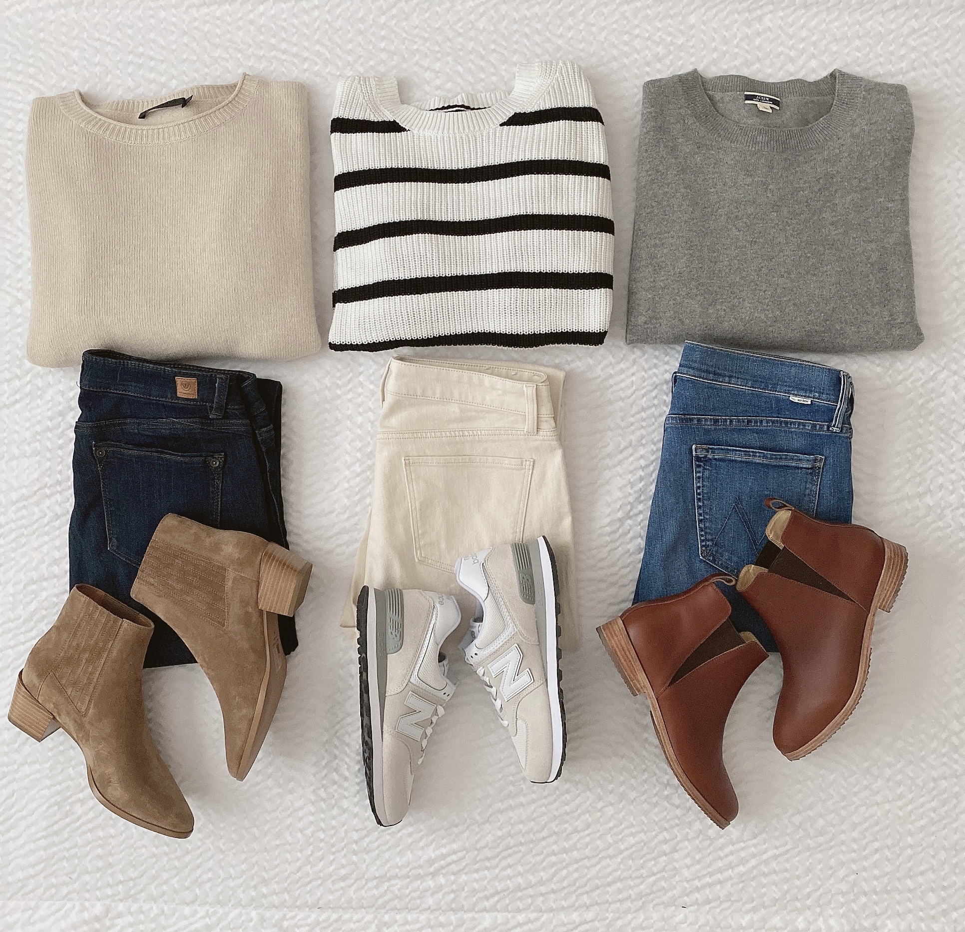 Winter Casual Mini Capsule Wardrobe: 9 Pieces = 27 Outfits - Classy Yet ...