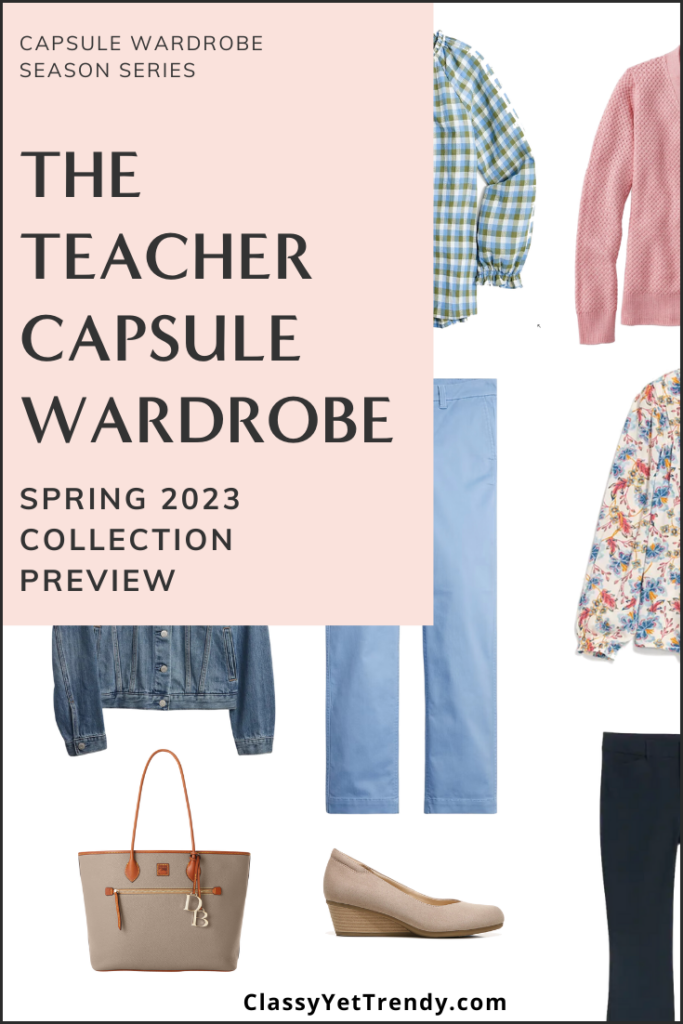 Teacher Capsule Wardrobe Spring 2023 Preview